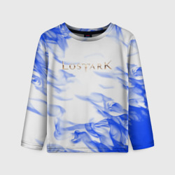 Детский лонгслив 3D Lostark flame blue 