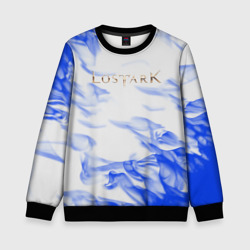 Детский свитшот 3D Lostark flame blue 