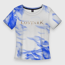 Женская футболка 3D Slim Lostark flame blue 