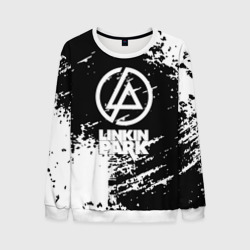 Мужской свитшот 3D Linkin park logo краски текстура