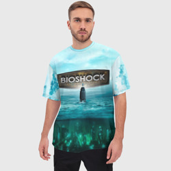 Мужская футболка oversize 3D BioShock the collection - фото 2