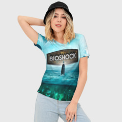 Женская футболка 3D Slim BioShock the collection - фото 2