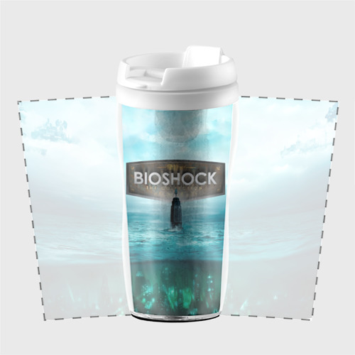 Термокружка-непроливайка BioShock the collection, цвет белый - фото 2