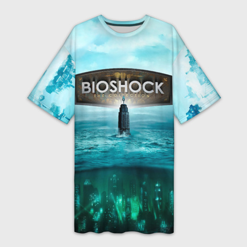 Платье-футболка 3D BioShock the collection, цвет 3D печать