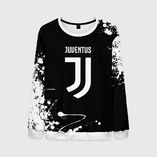 Мужской свитшот 3D Juventus краски белые, цвет белый