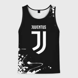 Мужская майка 3D Juventus краски белые