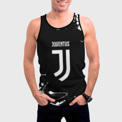 Мужская майка 3D Juventus краски белые - фото 2