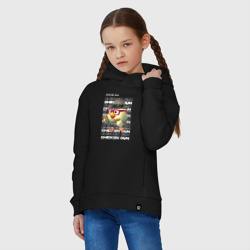 Детское худи Oversize хлопок Чикин ган - ципленок с пистолетом - фото 2
