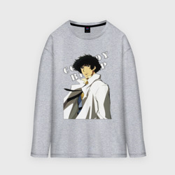 Женский лонгслив oversize хлопок Spike из аниме cowboy bebop