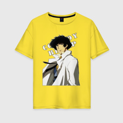 Женская футболка хлопок Oversize Spike из аниме cowboy bebop