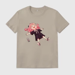 Мужская футболка хлопок Аня из аниме и манги семья шпиона