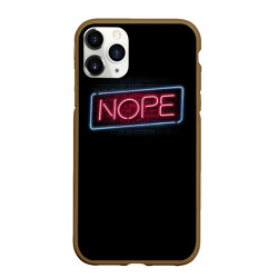 Чехол для iPhone 11 Pro Max матовый Nope - neon