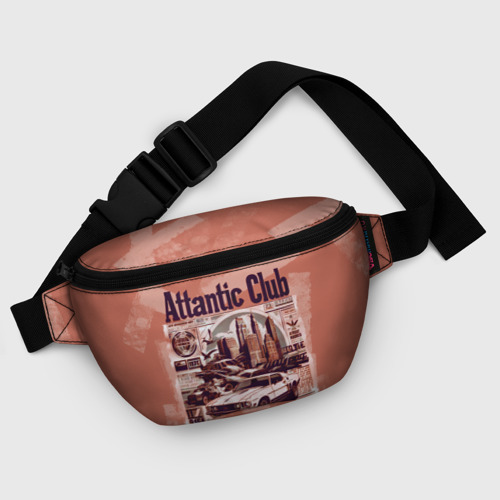 Поясная сумка 3D с принтом Клуб attantic, фото #5