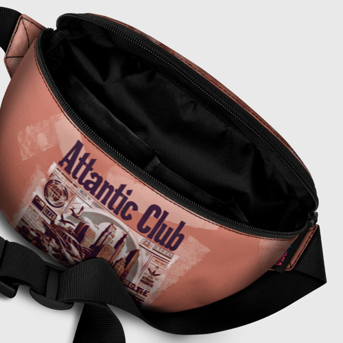 Поясная сумка 3D с принтом Клуб attantic, фото #6