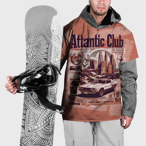 Накидка на куртку 3D Клуб attantic, цвет 3D печать