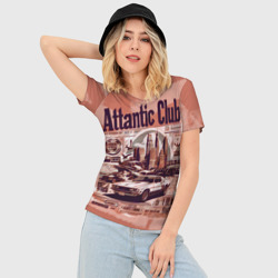 Женская футболка 3D Slim Клуб attantic - фото 2