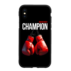 Чехол для iPhone XS Max матовый Siberian Rocky Champion