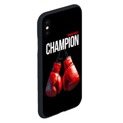 Чехол для iPhone XS Max матовый Siberian Rocky Champion - фото 2