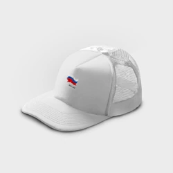 Кепка тракер с сеткой Развевающийся флаг России с надписью  - фото 2