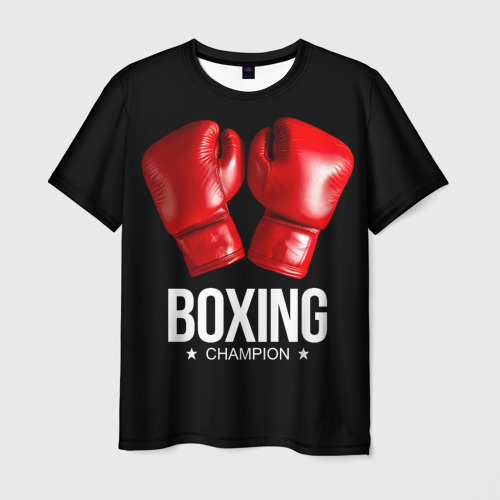Мужская футболка 3D Boxing Champion , цвет 3D печать