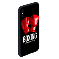 Чехол для iPhone XS Max матовый Boxing Champion  - фото 2