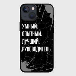 Чехол для iPhone 13 mini Умный опытный лучший: руководитель