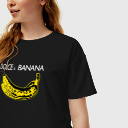 Женская футболка хлопок Oversize Dolce Banana - фото 2