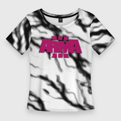 Женская футболка 3D Slim Arma 3 storm