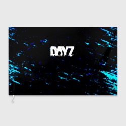 Флаг 3D Dayz текстура краски голубые