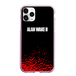 Чехол для iPhone 11 Pro Max матовый Alan wake писатель гейм краски