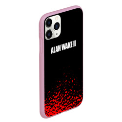 Чехол для iPhone 11 Pro Max матовый Alan wake писатель гейм краски - фото 2