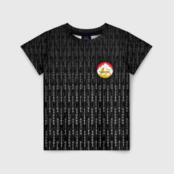 Детская футболка 3D Осетия Алания герб на спине