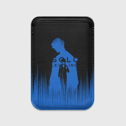 Картхолдер Magsafe магнитный Sung Jin Woo blue Shadow