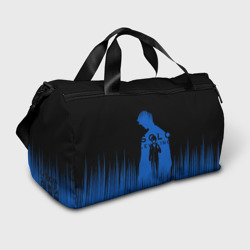 Сумка спортивная 3D Sung Jin Woo blue Shadow