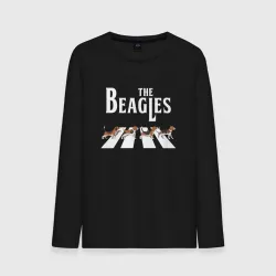 Мужской лонгслив хлопок Бигли The Beatles пародия