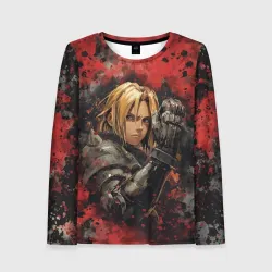 Женский лонгслив 3D Edward Elric - Fullmetal Alchemist