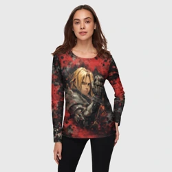 Женский лонгслив 3D Edward Elric - Fullmetal Alchemist - фото 2