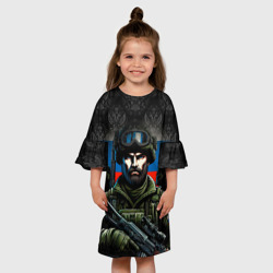 Детское платье 3D Русский   солдат - фото 2