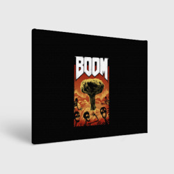 Холст прямоугольный Boom - Doom