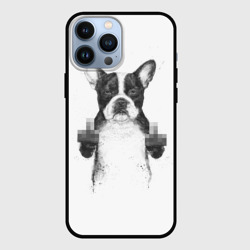 Dog - censored – Чехол для iPhone 13 Pro Max с принтом купить