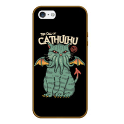 Чехол для iPhone 5/5S матовый The call of cathulhu