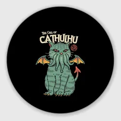 Круглый коврик для мышки The call of cathulhu