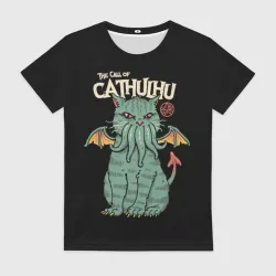 Женская футболка 3D The call of cathulhu
