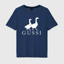 Мужская футболка хлопок Oversize Gussi goose