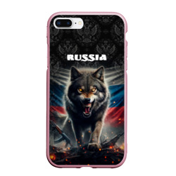 Чехол для iPhone 7Plus/8 Plus матовый Russian wolf