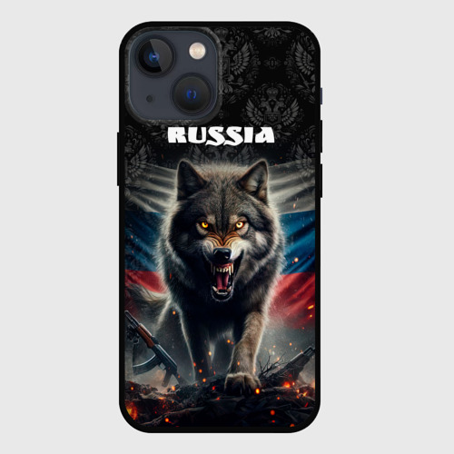 Чехол для iPhone 13 mini Russian wolf