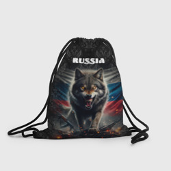 Рюкзак-мешок 3D Russian wolf