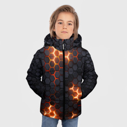Зимняя куртка для мальчиков 3D Неоновый желтый - фото 2