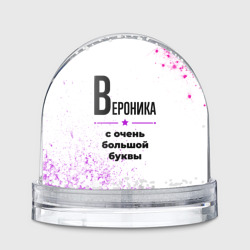 Игрушка Снежный шар Вероника ну с очень большой буквы