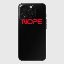 Чехол для iPhone 16 Pro силиконовый с защитой камеры Nope - NASA